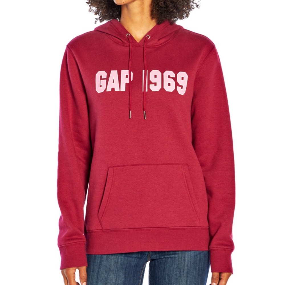 New Gap 1969 Hoodie in Sugar Plum & Pink